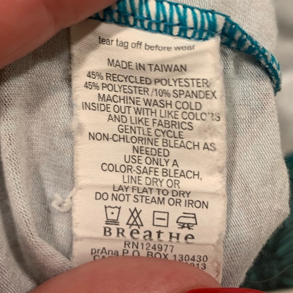 Prana Size S Women Teal Paisley Stretch Halter Neck Midi Athletic Slim Dress - Picture 8 of 9